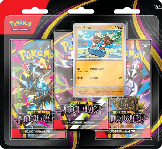 Pitch Black 3 pack blister